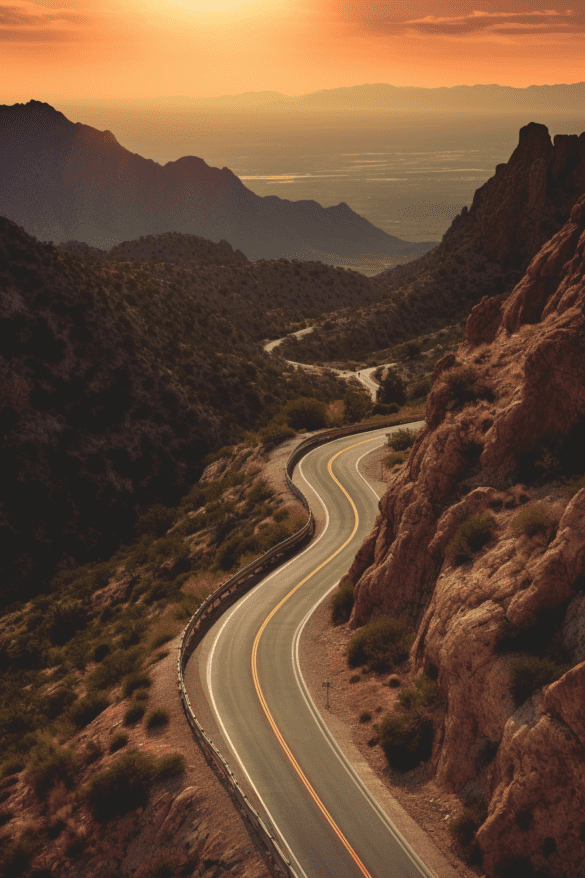 Arizona Winding Road