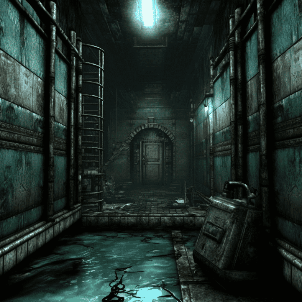 Playstation 2 Pixel Art - Resident Evil-Style - Midjourney