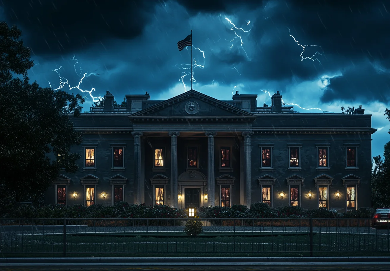 Storm night White House