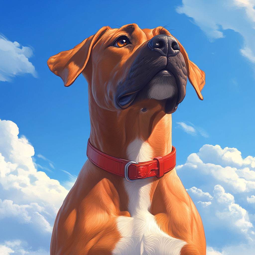 Boxer Dog Illustration SREF Code 12