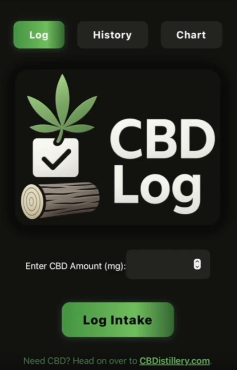 CBD Log - An app built with ChatGPT