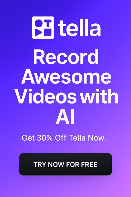 Tella TV - Record Awesome Videos with AI